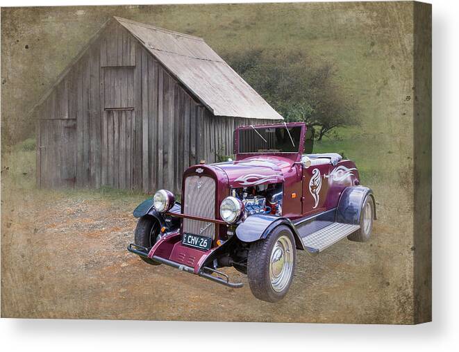 Hot Rod Canvas Print featuring the photograph 26 Chevy Roadster by Keith Hawley