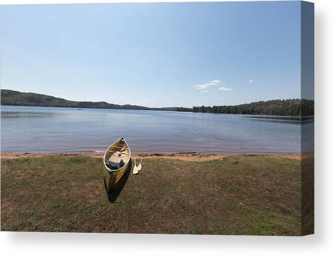 Canada Canvas Print featuring the photograph Algonquin Park, Ontario - Canada #3 by Josef Pittner