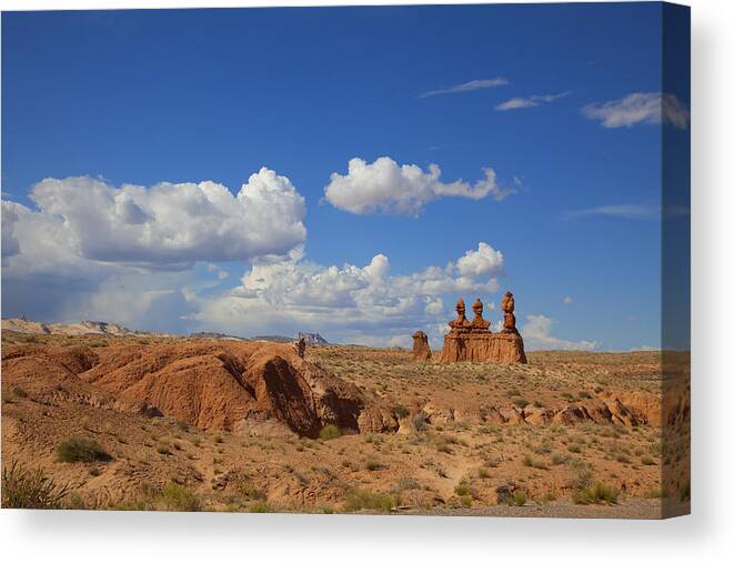  Canvas Print featuring the photograph San Rafael Swell #3 by Mark Smith