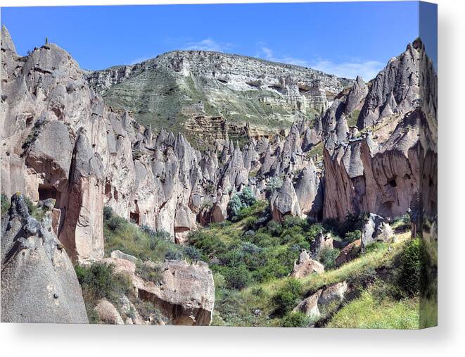 Zelve Canvas Print featuring the photograph Cappadocia - Turkey #30 by Joana Kruse