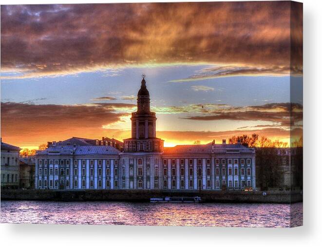 St. Petersburg Russia Canvas Print featuring the photograph St. Petersburg Russia #31 by Paul James Bannerman