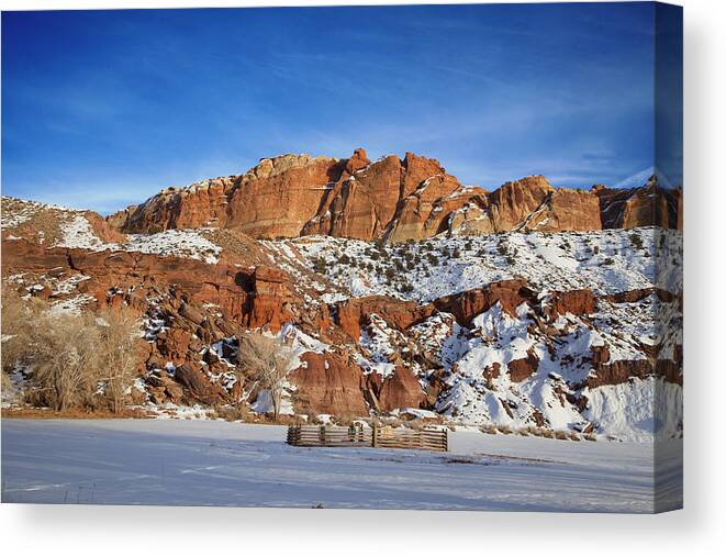 Capitol Reef National Park Canvas Print featuring the photograph Capitol Reef National Park #310 by Mark Smith