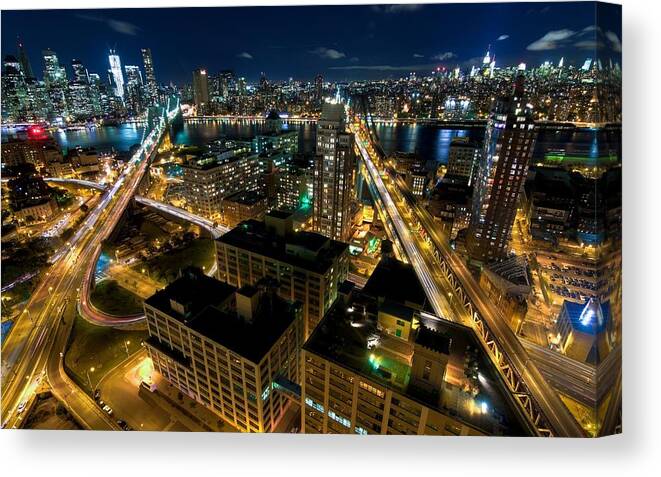 City Canvas Print featuring the photograph City #32 by Jackie Russo