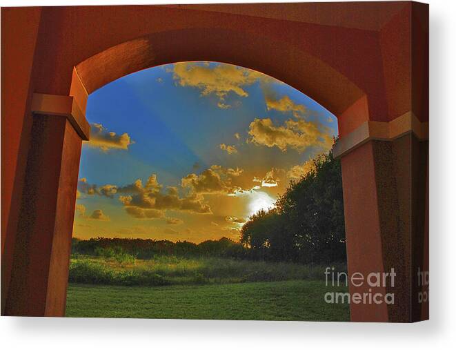 Sunrise Canvas Print featuring the photograph 33- Window To Paradise by Joseph Keane