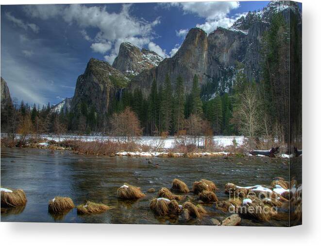 Yosemite Canvas Print featuring the photograph Yosemite #34 by Marc Bittan