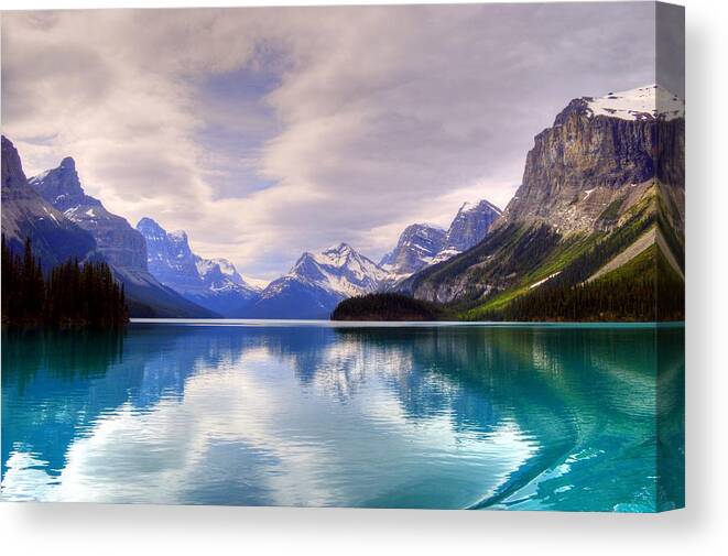 Jasper Alberta Canada Canvas Print featuring the photograph Jasper Alberta Canada #36 by Paul James Bannerman