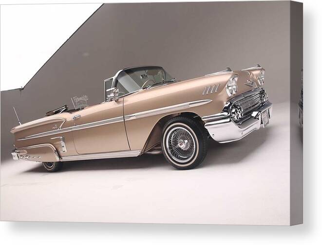 Chevrolet Impala Canvas Print featuring the photograph Chevrolet Impala #4 by Jackie Russo