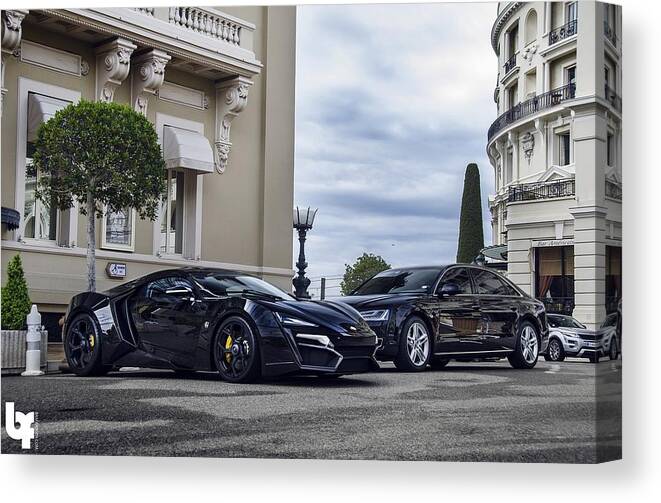 Lykan Hypersport Canvas Print featuring the photograph Lykan Hypersport #4 by Jackie Russo