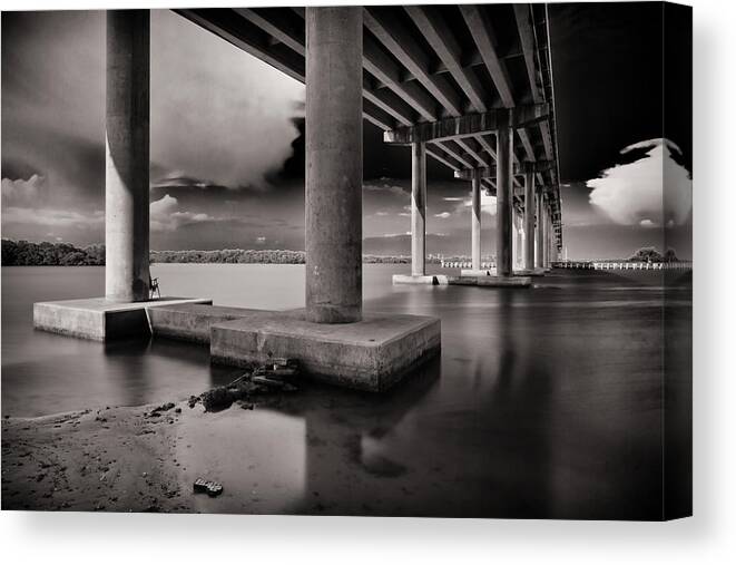 Everglades Canvas Print featuring the photograph San Marco Bridge by Raul Rodriguez