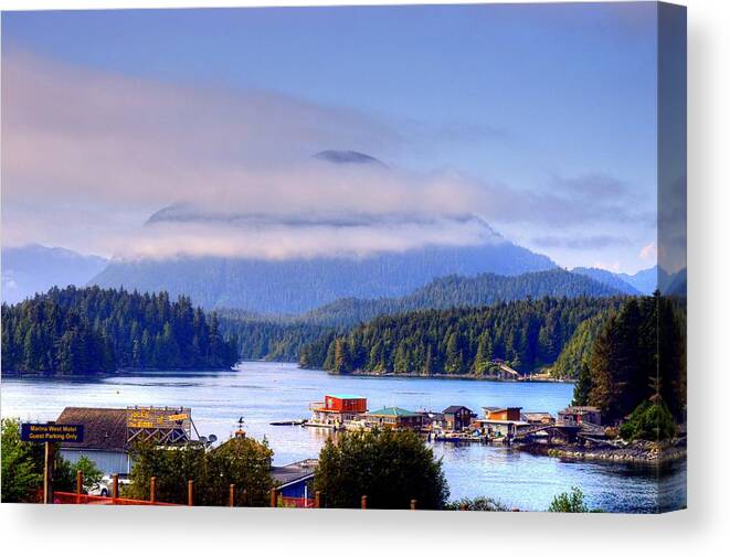 Tofino British Columbia Canada Canvas Print featuring the photograph Tofino British Columbia Canada #4 by Paul James Bannerman