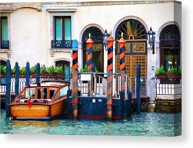 Venice Canvas Print featuring the photograph Venice Untitled #4 by Brian Davis