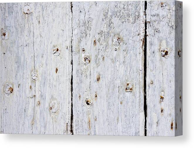 Abstract Canvas Print featuring the photograph White wood #4 by Tom Gowanlock