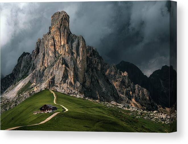 Passo Di Giau Canvas Print featuring the photograph Passo di Giau - Italy #5 by Joana Kruse