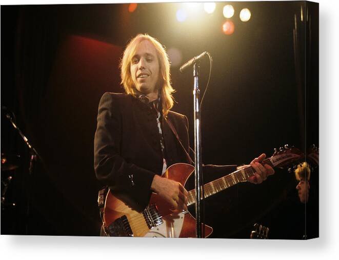 Tom Petty Canvas Print featuring the photograph Tom Petty #5 by Rich Fuscia