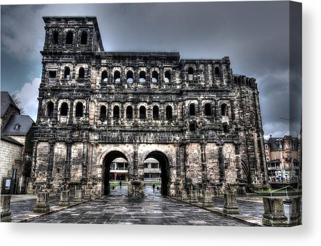 Trier Germany Canvas Print featuring the photograph Trier GERMANY #5 by Paul James Bannerman