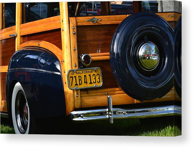  Canvas Print featuring the photograph Woodie by Dean Ferreira