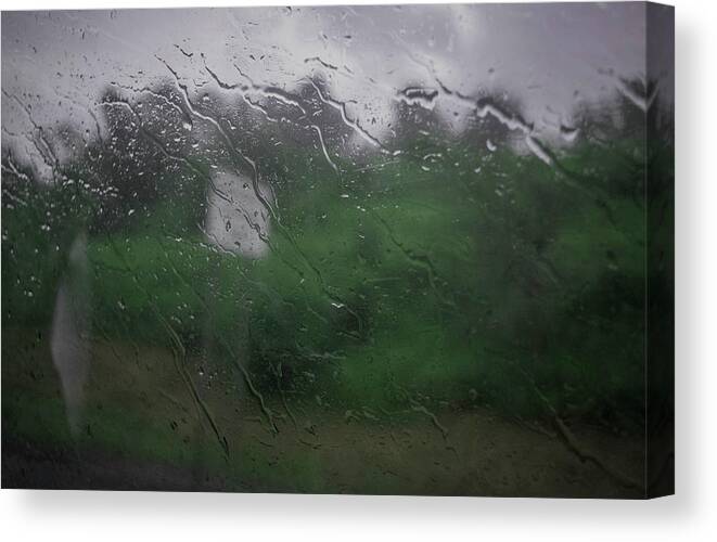 Rain Canvas Print featuring the photograph Rain #6 by Mariel Mcmeeking