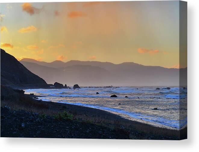 The Lost Coast Canvas Print featuring the photograph The Lost Coast #6 by Maria Jansson