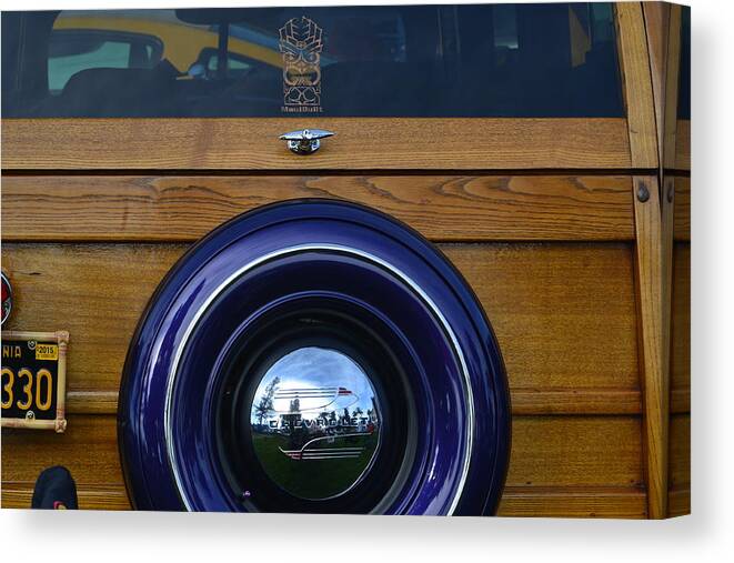  Canvas Print featuring the photograph Woodie by Dean Ferreira