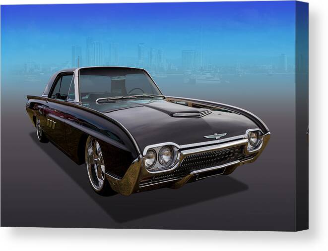 Car Canvas Print featuring the photograph 63 Bird by Keith Hawley