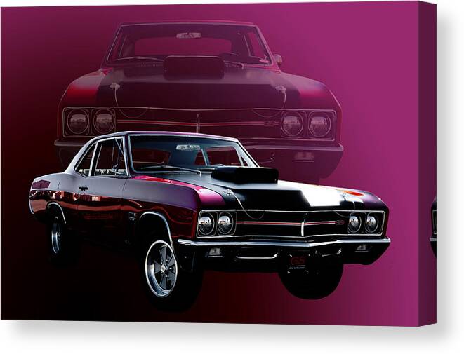 Buick Canvas Print featuring the photograph 67 Buick GS 400 by Jim Hatch