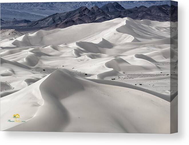 Aerial Shots Canvas Print featuring the photograph Dumont Dunes 8 by Jim Thompson