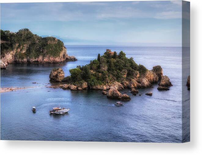 Isola Bella Canvas Print featuring the photograph Isola Bella - Sicily #7 by Joana Kruse