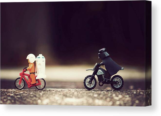 Star Wars Canvas Print featuring the photograph Star Wars #7 by Mariel Mcmeeking