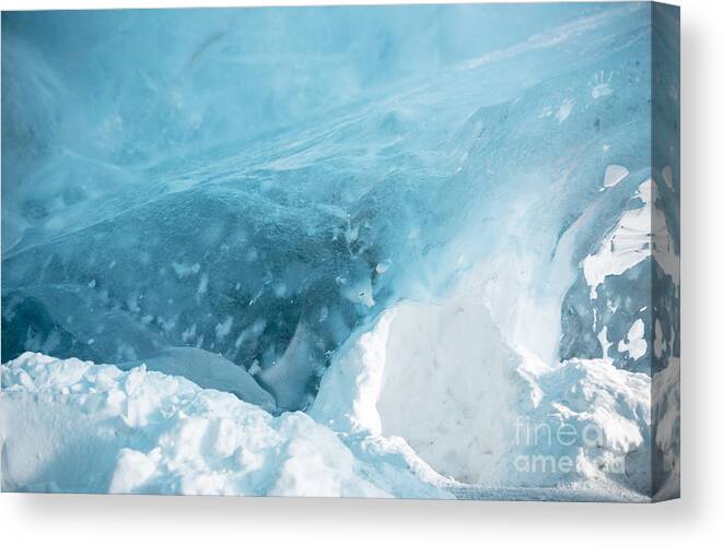 Ice Canvas Print featuring the photograph Iceland #9 by Milena Boeva