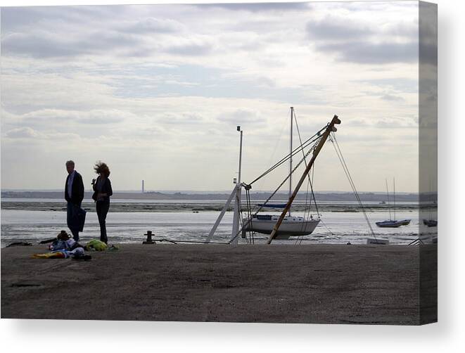 Jez C Self Canvas Print featuring the photograph A Blustery day by Jez C Self