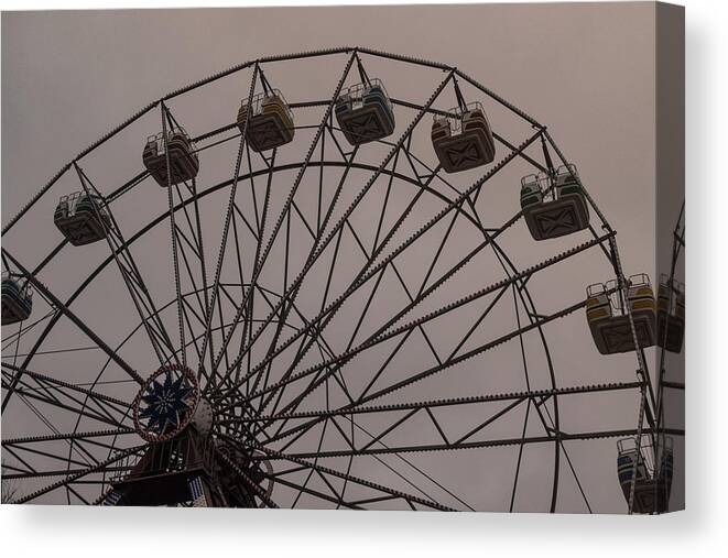 Carnival Canvas Print featuring the photograph Abandoned Joy by Nicole Lloyd