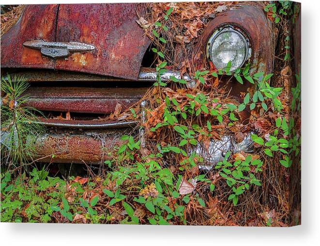 Transportation Canvas Print featuring the photograph Abandoned by Patrice Zinck