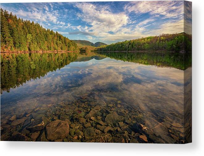Lake Canvas Print featuring the photograph Acadian Reflection by Rick Berk