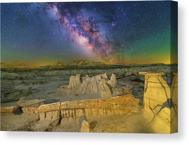 Astronomy Canvas Print featuring the photograph Aeons of Time by Ralf Rohner