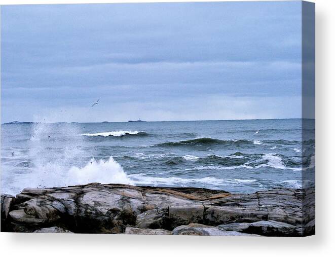 Ocean Canvas Print featuring the photograph After the Storm by Lois Lepisto