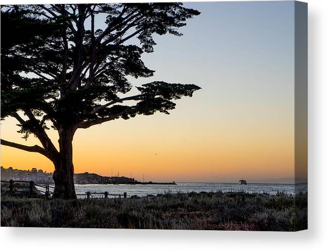 Sunset Canvas Print featuring the photograph Afterglow by Derek Dean