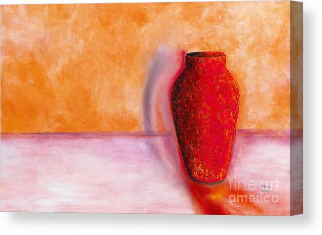 Still Life Canvas Print featuring the painting Afterglow by Marlene Book