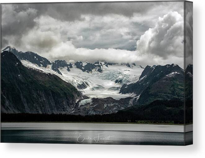 Glacier Canvas Print featuring the photograph Alaskan Beauty by Erika Fawcett