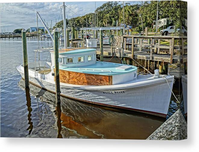 Boat Canvas Print featuring the photograph Alice Belle by Don Margulis