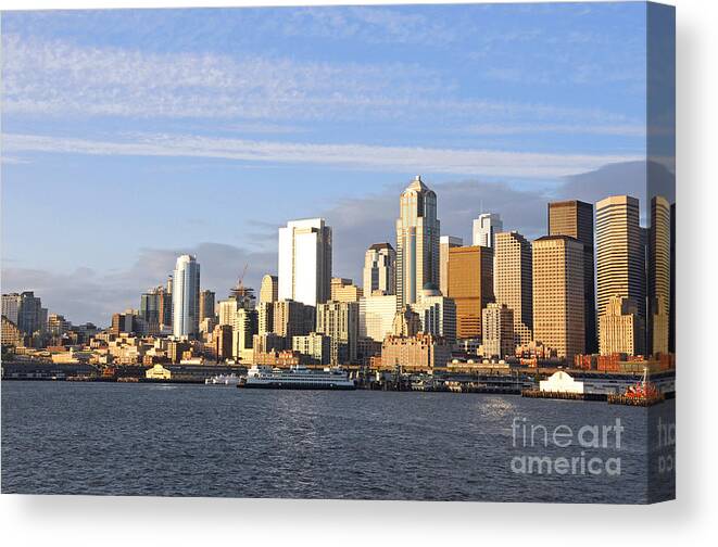 Seattle Canvas Print featuring the photograph All Aboard by Sarah Schroder