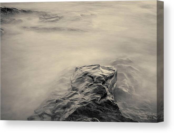Gold Canvas Print featuring the photograph Allens Pond XII Toned by David Gordon