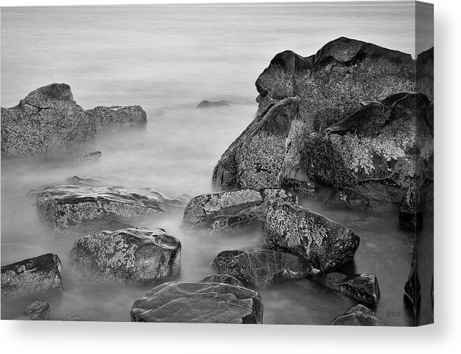 Allens Pond Canvas Print featuring the photograph Allens Pond XX BW by David Gordon