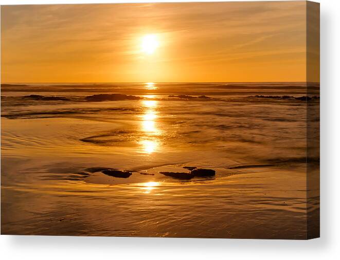 Southern Canvas Print featuring the photograph Amber Embers by Alexander Kunz