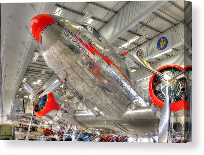 Plane Canvas Print featuring the photograph American 2 by Craig Incardone