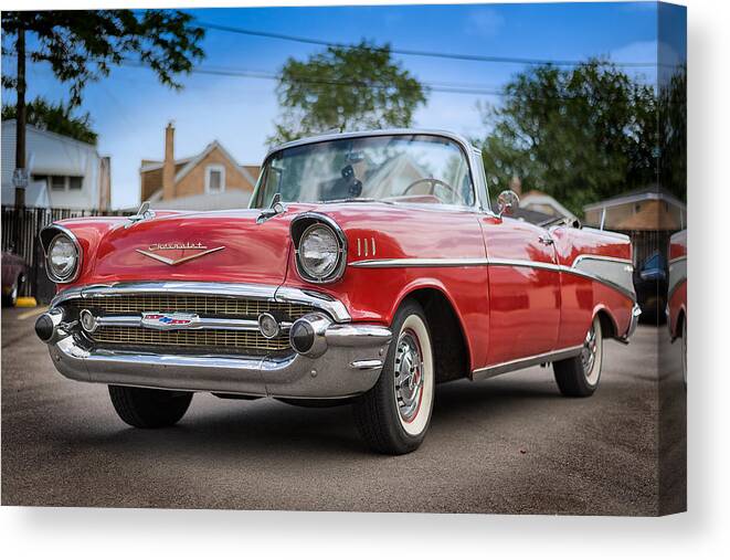 Chevrolet Canvas Print featuring the photograph American Classic by Darek Szupina Photographer