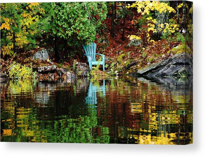 Wolseley Bay Canvas Print featuring the photograph An Invitation by Debbie Oppermann