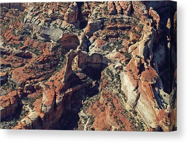 Arch Canvas Print featuring the photograph Angel Arch in Canyonlands National Park by Jean Clark