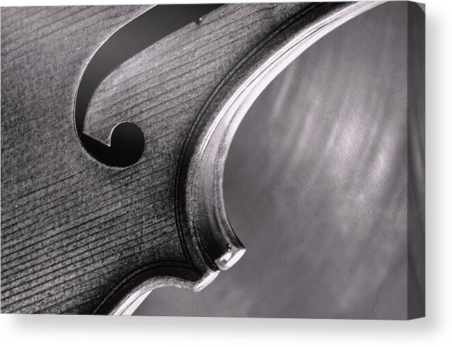 Violin Canvas Print featuring the photograph Antique Violin 1732.80 by M K Miller