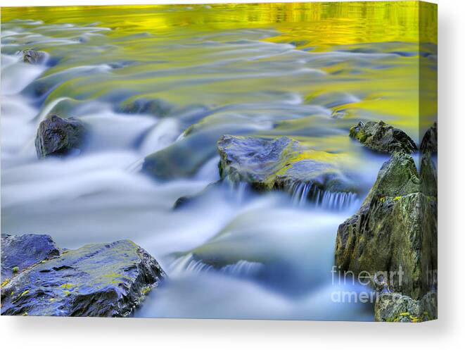 River Canvas Print featuring the photograph Argen River by Silke Magino