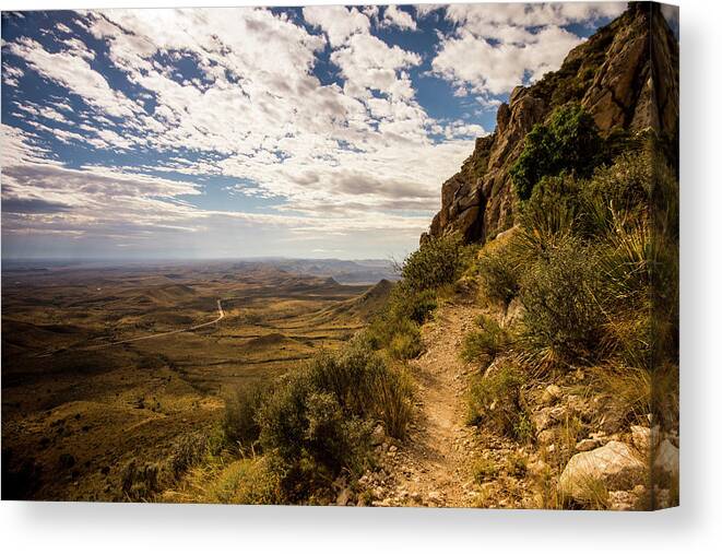 Mountains Canvas Print featuring the photograph Around the Bend by Aaron Bedell
